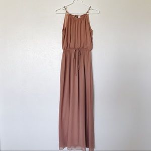 Mauve maxi dress
